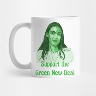 Alexandria Ocasio-Cortez Green New Deal Mug